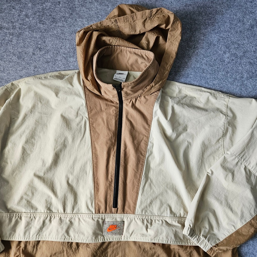 Nike Women's XL Sportswear Revolution Half Zip Hooded Windbreaker Jacket - Picture 5 of 11